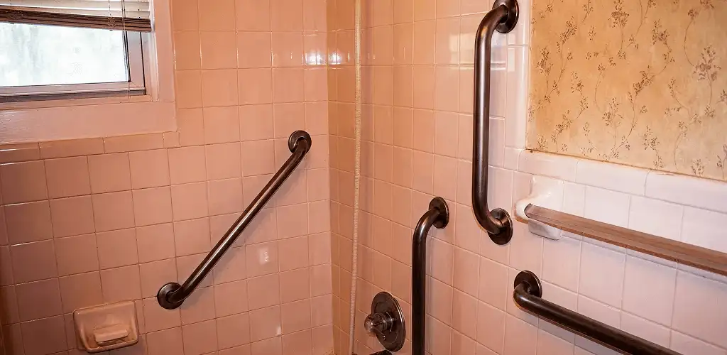 Shower grab bar installation for bathroom safety and accessibility in Ann Arbor, MI