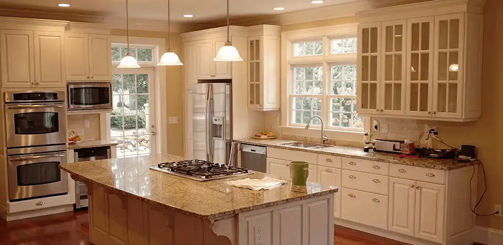 Custom cabinet door installation and kitchen upgrade in Ann Arbor, MI